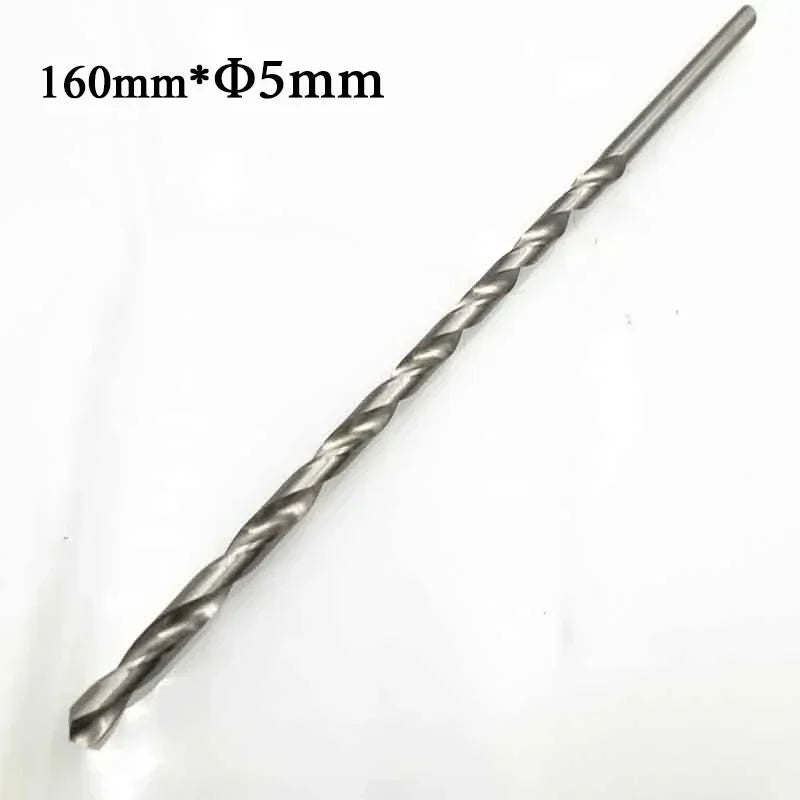 Extra Long HSS Twist Drill Bit Set 2–6mm | 160–300mm HSS Twist Drill Bit Axl 5MM 160MM China Mainland