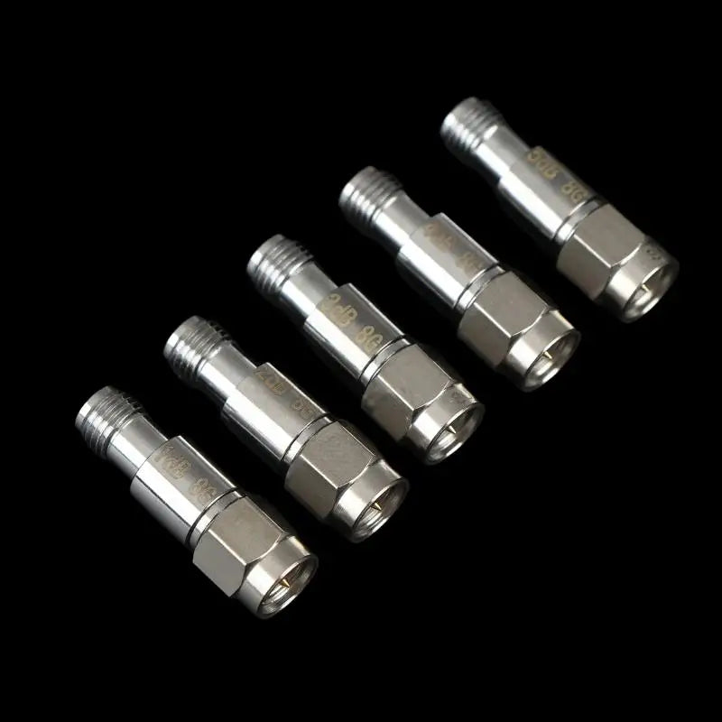 RF SMA Fixed Attenuator DC–8GHz 2W 1–5dB | Coaxial RF SMA Attenuator Axl