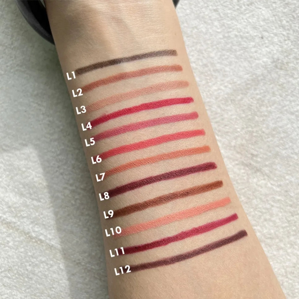 Vegan Waterproof Matte Lip Liner – Long-Lasting Nude Lip Pencil Matte Lip Liner Axl