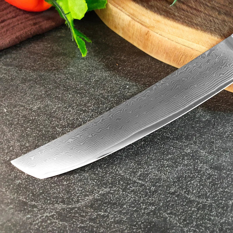 Damascus Steel Chef Knife – 67-Layer Boning & Slicing Blade Damascus Chef Knife Axl