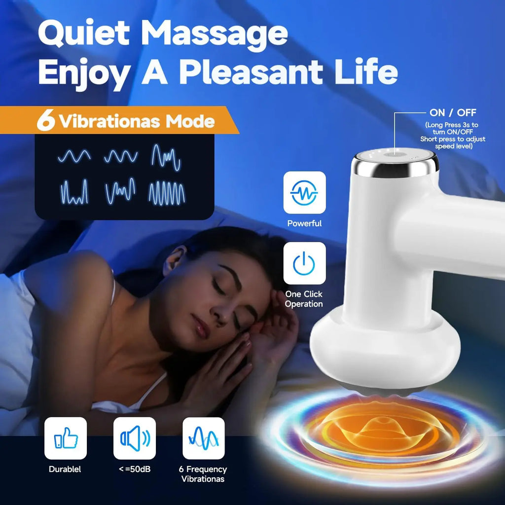 Handheld Body Sculpting Massager – Heat, 6 Levels & 5 Heads Body Sculpting Massager Axl