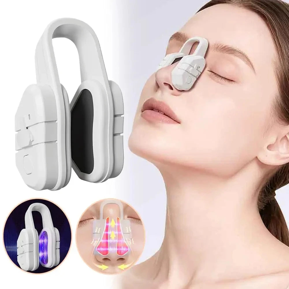 EMS Nose Shaper Sculpting Massager Clip | Microcurrent Pulse Facial Massager Clip Axl