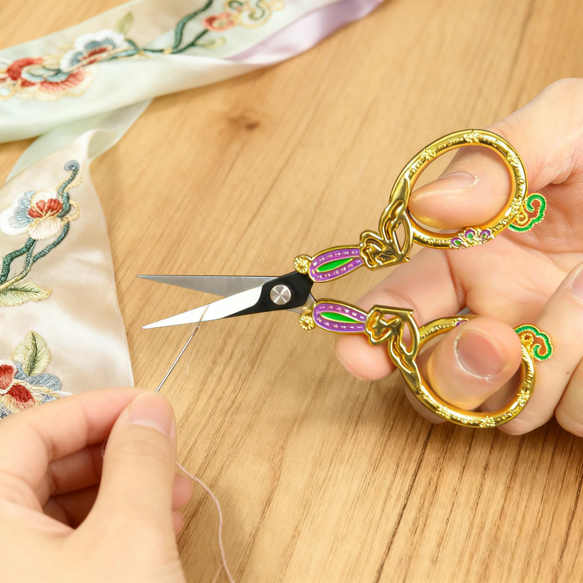 Retro Vintage Sewing Scissors – Embroidery & Fabric Shears Embroidery Scissors Axl