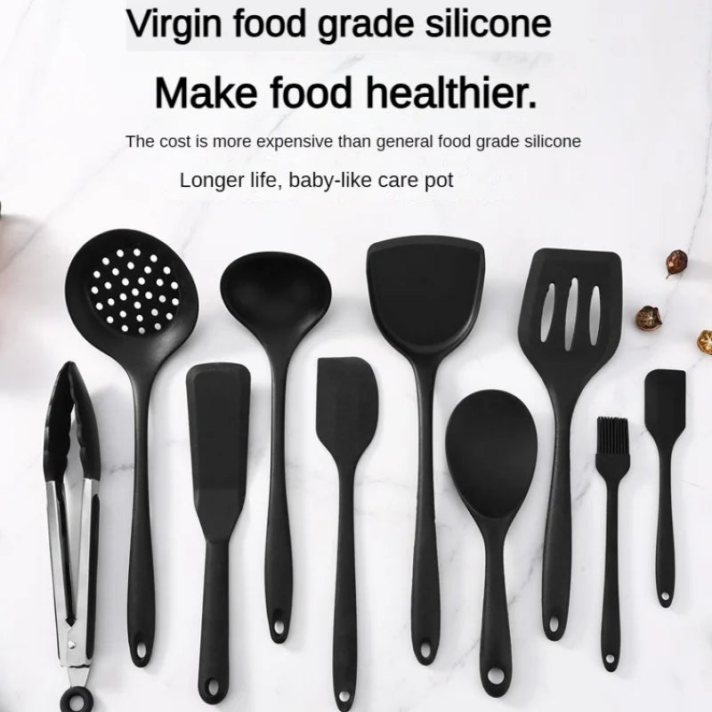 Food-Grade Silicone Kitchen Tools Set | Heat-Resistant Spoon Silicone Kitchen Tools Axl