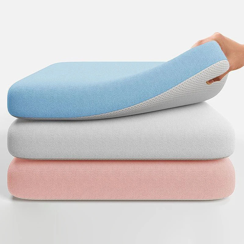 Memory Foam Ice Silk Seat Cushion – Breathable Chair Pad Memory Foam Cushion Axl