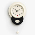 Nordic Swing Wall Clock – Modern Minimalist 37×64cm Décor Decorative Wall Clock Axl Off-white