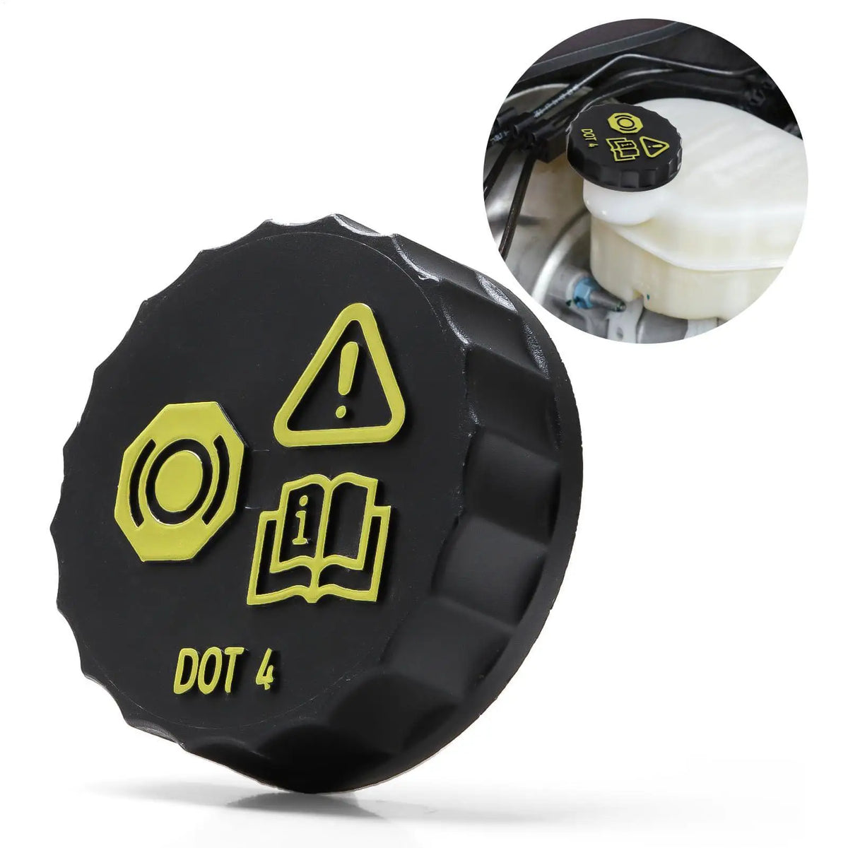 Double-Layer Dustproof Brake Fluid Reservoir Cap | Car & Moto Brake Reservoir Cap Axl
