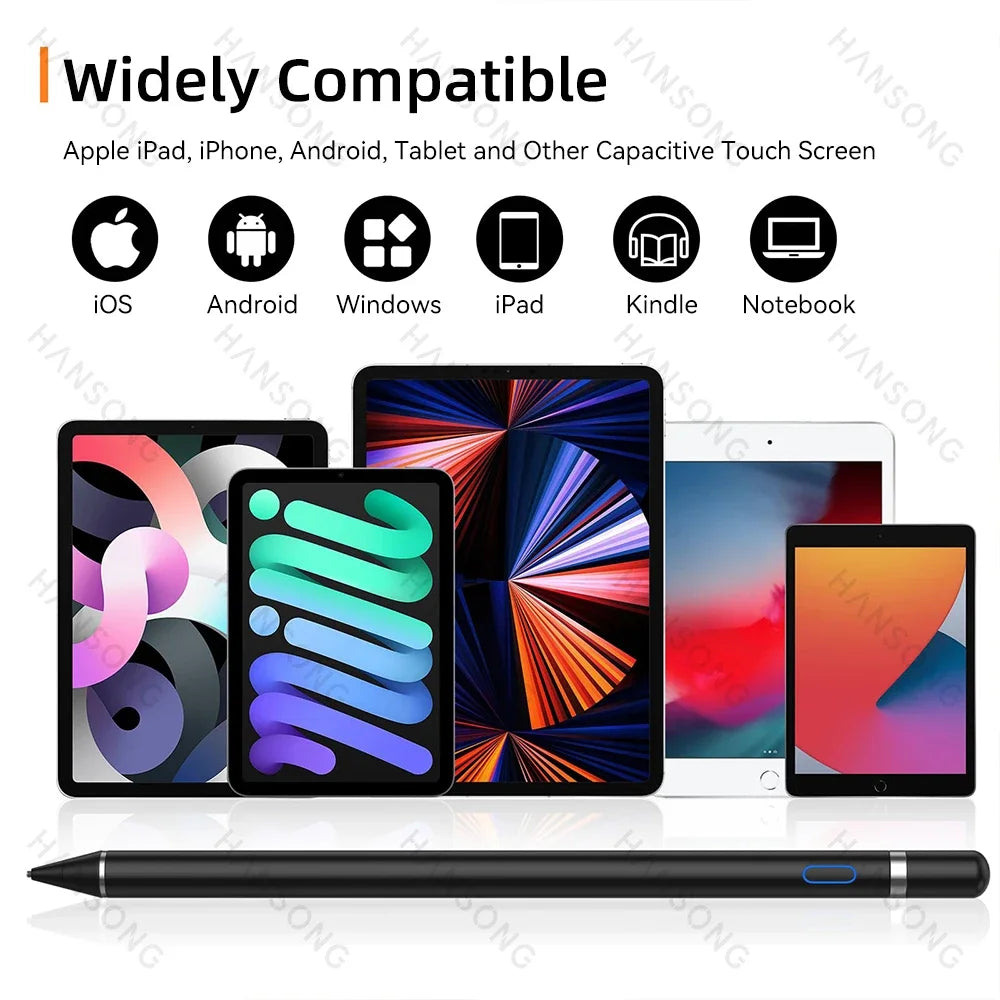Rechargeable Active Stylus Pen for iPad iPhone & Android Active Stylus Pen Axl