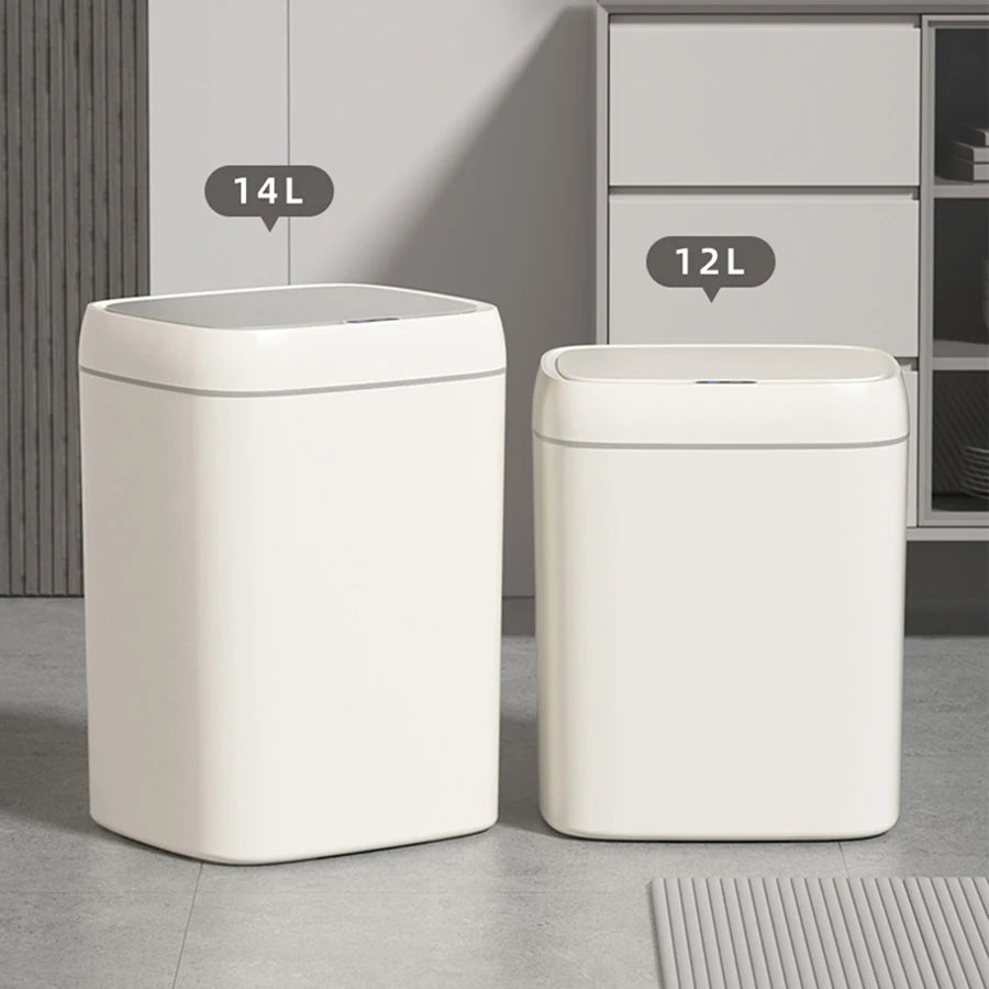 ONEKA Touchless Trash Can – Motion Sensor Auto Lid Bin Touchless Trash Can Axl