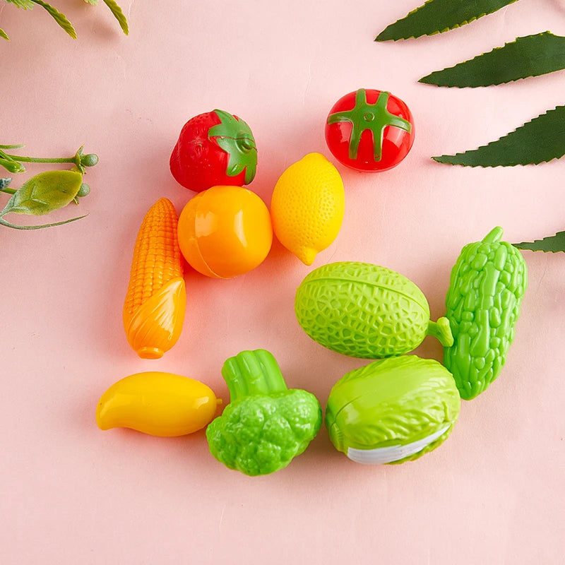 10 PCS Mini Simulation Fruit Vegetable Toys – Dollhouse Accessory Dollhouse Accessories Axl