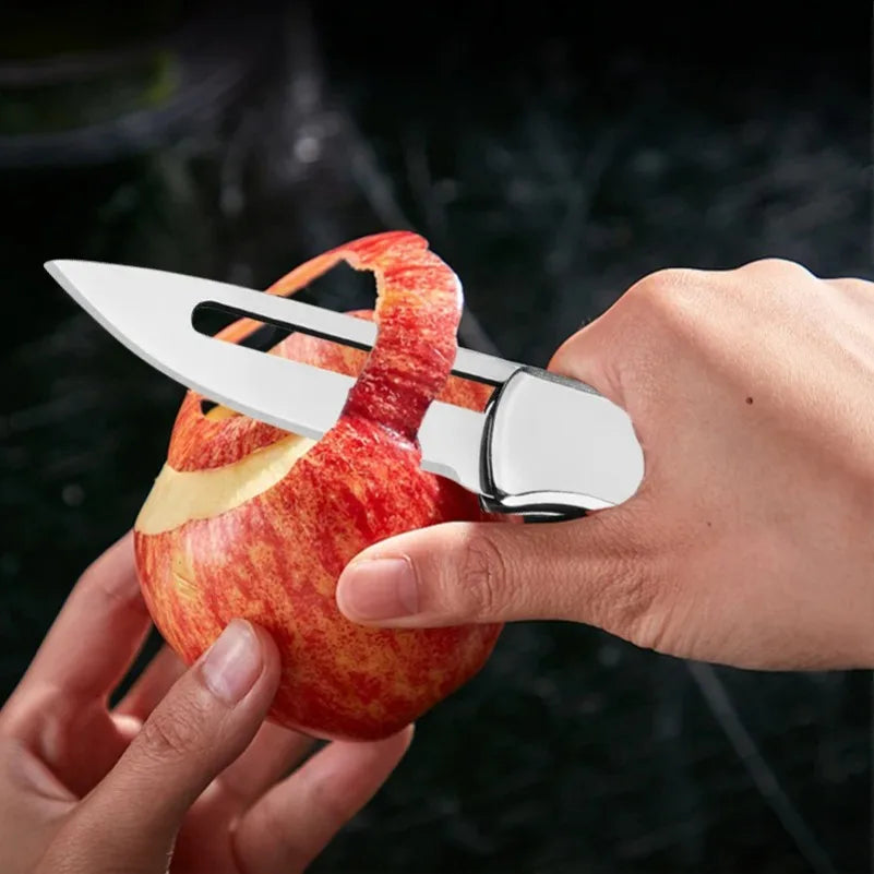 InLeung Folding Utility Knife – Stainless Steel BBQ & Kitchen Folding Utility Knife Axl