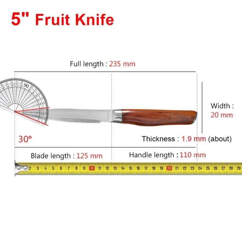 InLeung Multifunctional Kitchen Knife with Cover | Sharp Blade Kitchen Knife Axl