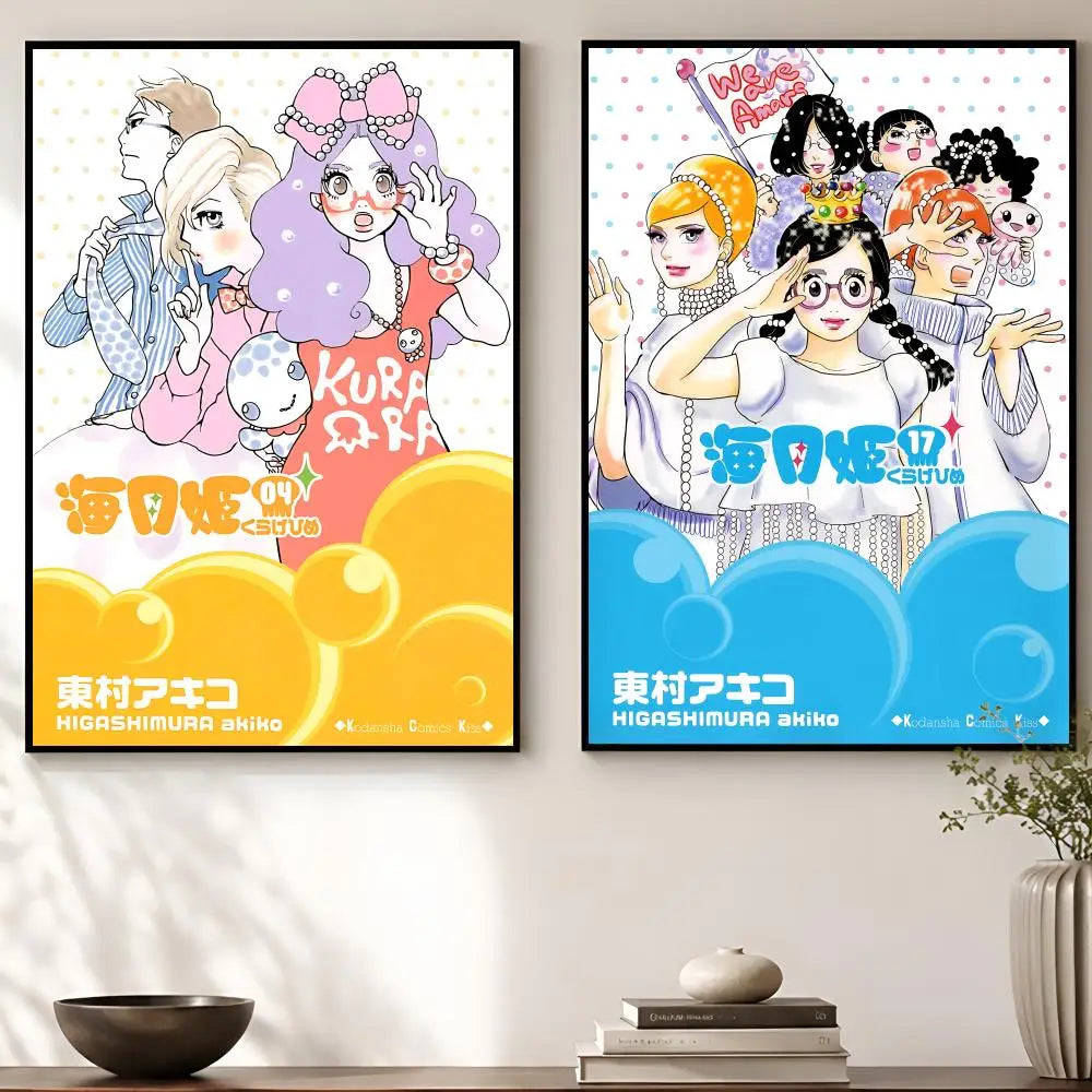 Kuragehime Anime Poster – Waterproof Self-Adhesive HD Wall Art Anime Wall Poster Axl