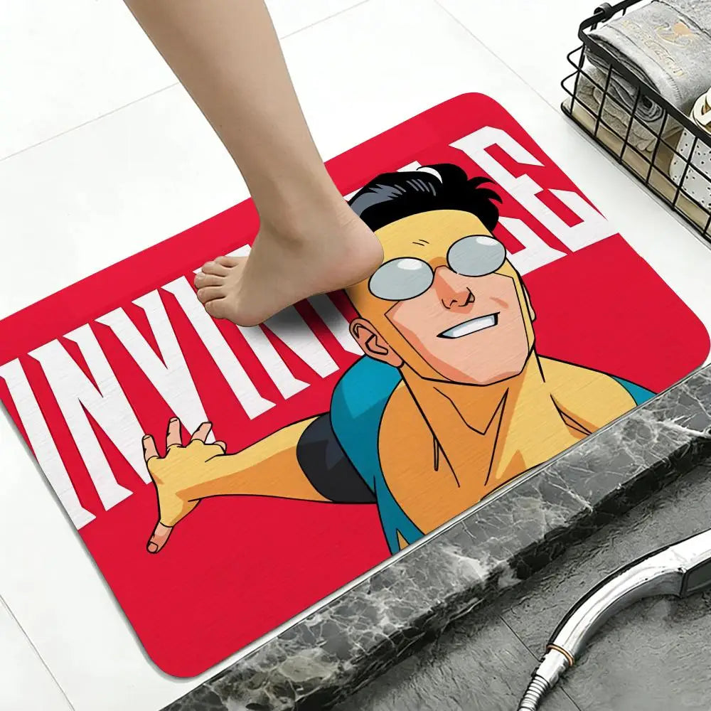 Anime Diatomite Bath Mat – Quick Dry, Anti-Slip & Absorbent Bath Mat Axl