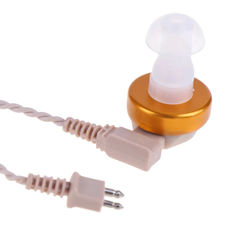 BTE Hearing Aid Receiver & Unilateral Cord Wire 2-Pin Speaker Hearing Aid Accessory Axl