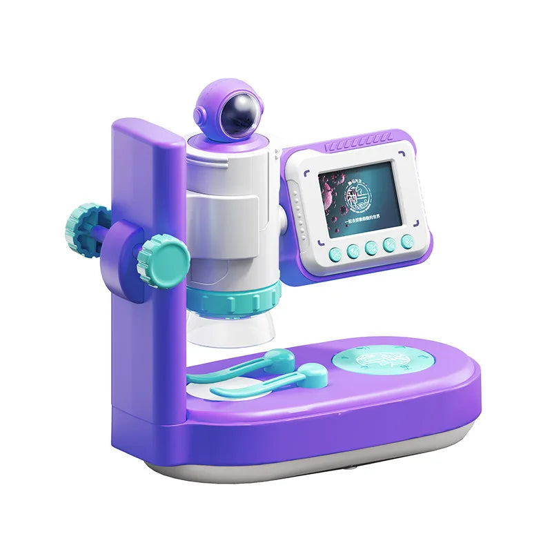Kids HD Portable Handheld Microscope – 500x Magnifier Kids Microscope Axl