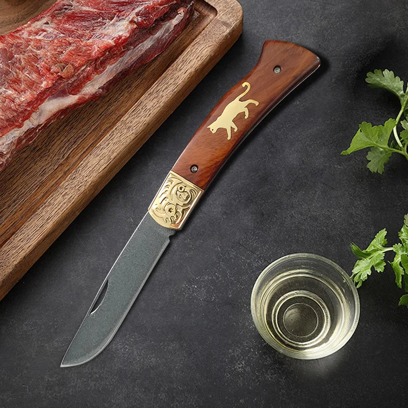InLeung Folding Kitchen Knife – Stainless Steel Utility Blade Folding Kitchen Knife Axl