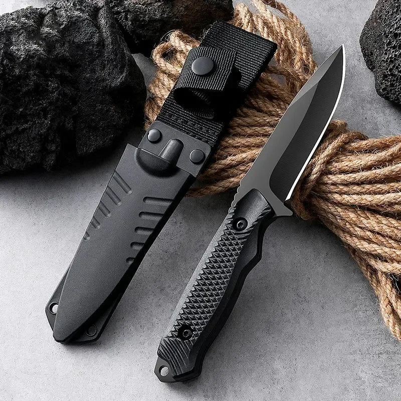 SHENJIU Stainless Steel Pocket Knife with Sheath | Paring & BBQ Pocket Knife Axl