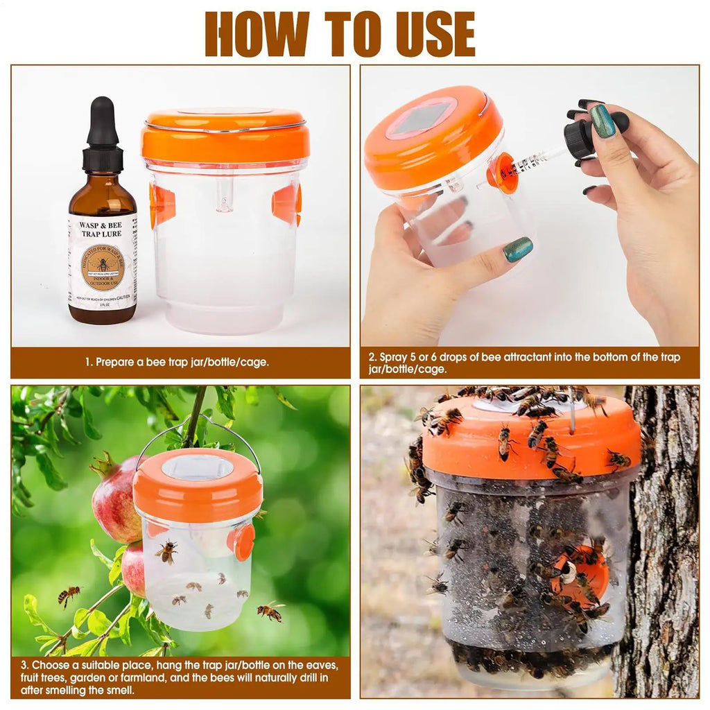 100ml Bee Attractant Spray – Wood Bee Trap Lure All Seasons Bee Trap Lure Spray Axl