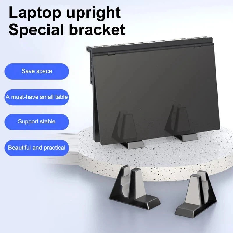 Vertical Laptop & Tablet Stand – Space-Saving Desk Organizer Laptop Desk Stand Axl