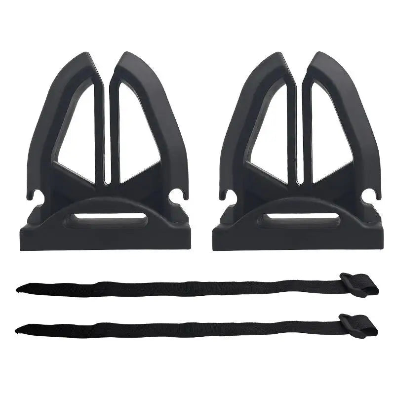 Portable Fishing Rod Holder Clips – Silicone Pole Fastener Fishing Rod Clip Axl 2Pcs Black