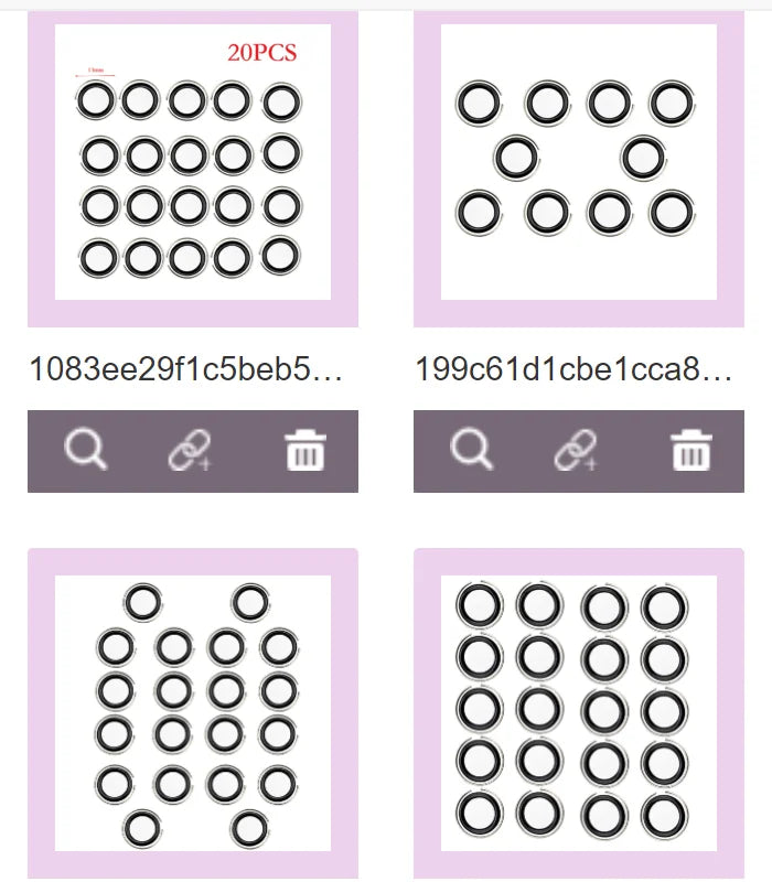 20pc 1/2" Retaining Ring Clips & O-Rings for Impact Wrench Socket Retaining Clips Axl China Mainland