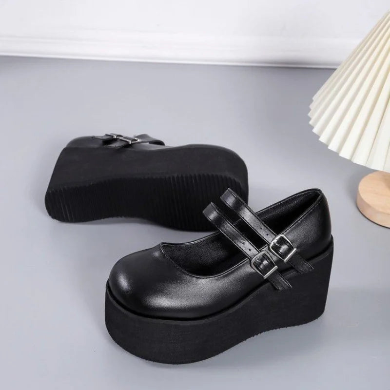 Women's Lolita Mary Jane High Heels – Gothic Sweet Pumps Lolita High Heel Pumps Axl