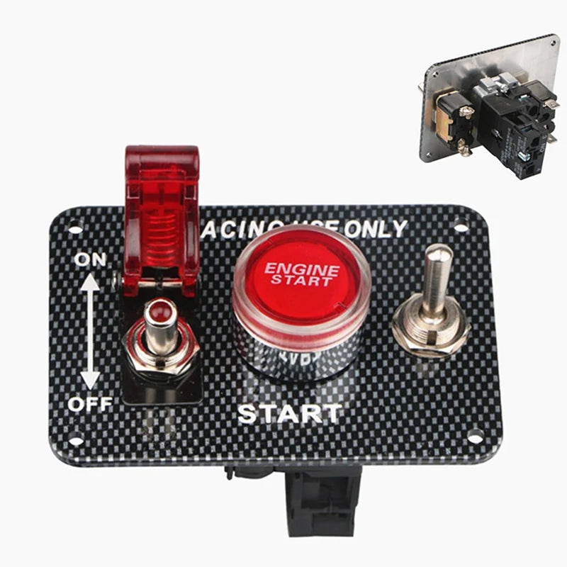 22mm Push Button Ignition Switch 12V 24V 60V 100A | Car Mod Ignition Push Switch Axl onesize