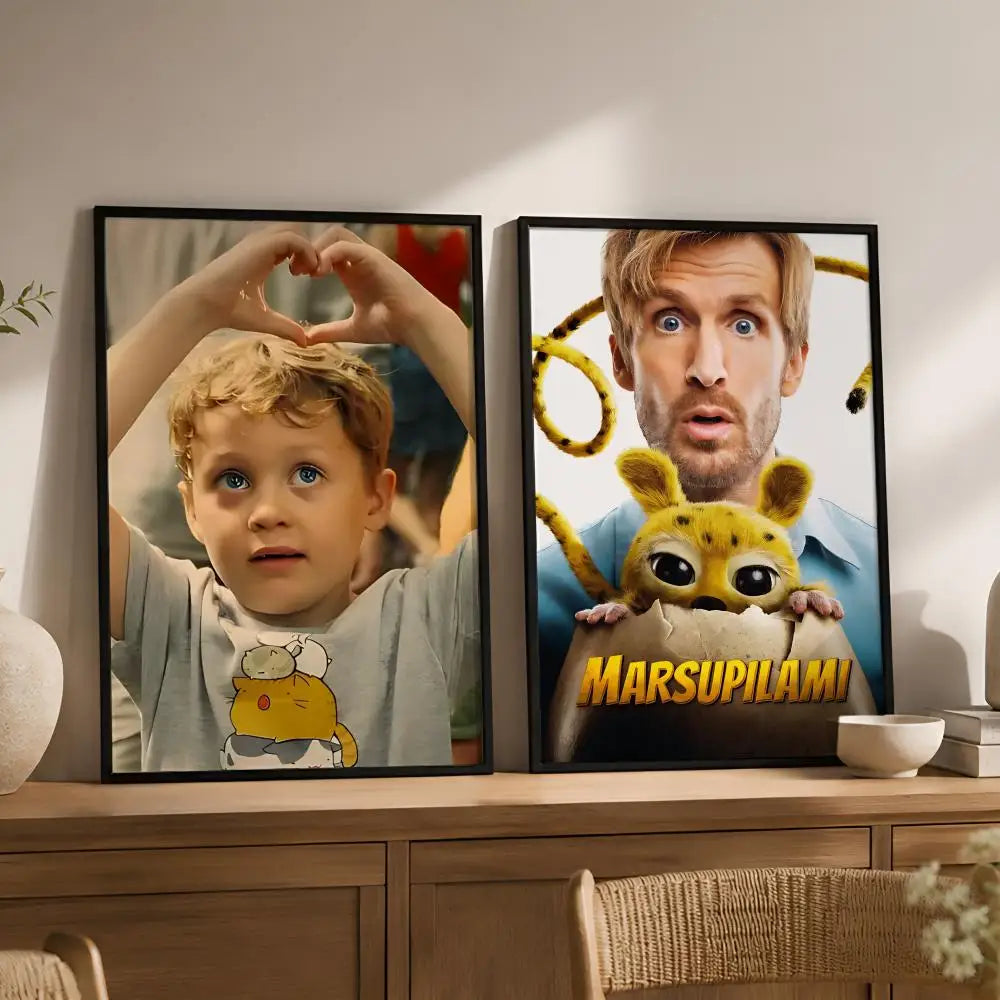 Marsupilami PVC Wall Poster – Peel & Stick HD Art Decor Wall Art Poster Axl