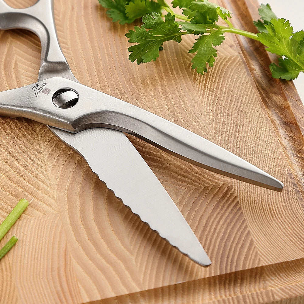XINZUO Kitchen Scissors – Forged 3Cr13 Steel Removable Blades Kitchen Scissors Axl