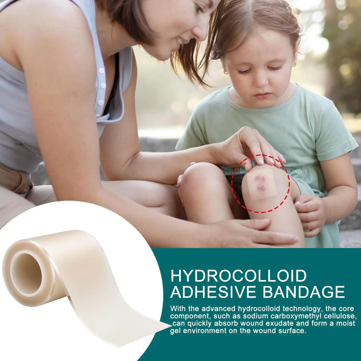 Hydrocolloid Roll – Waterproof Pimple & Blister Patch Tape Hydrocolloid Patch Roll Axl