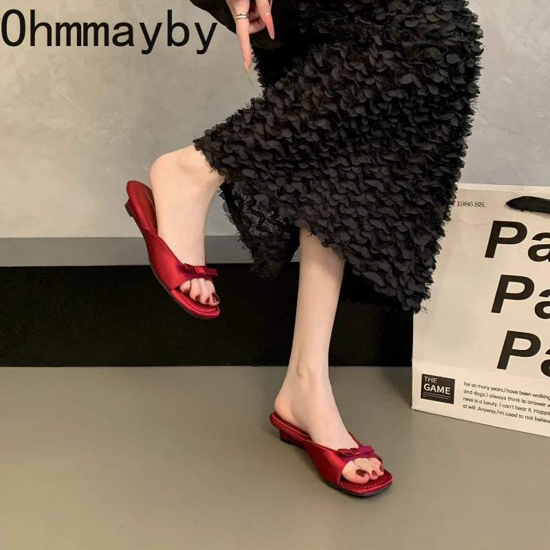 Women's Slip-On Open Toe Slides – Soft Sole Beach Slippers Women's Slide Slippers Axl
