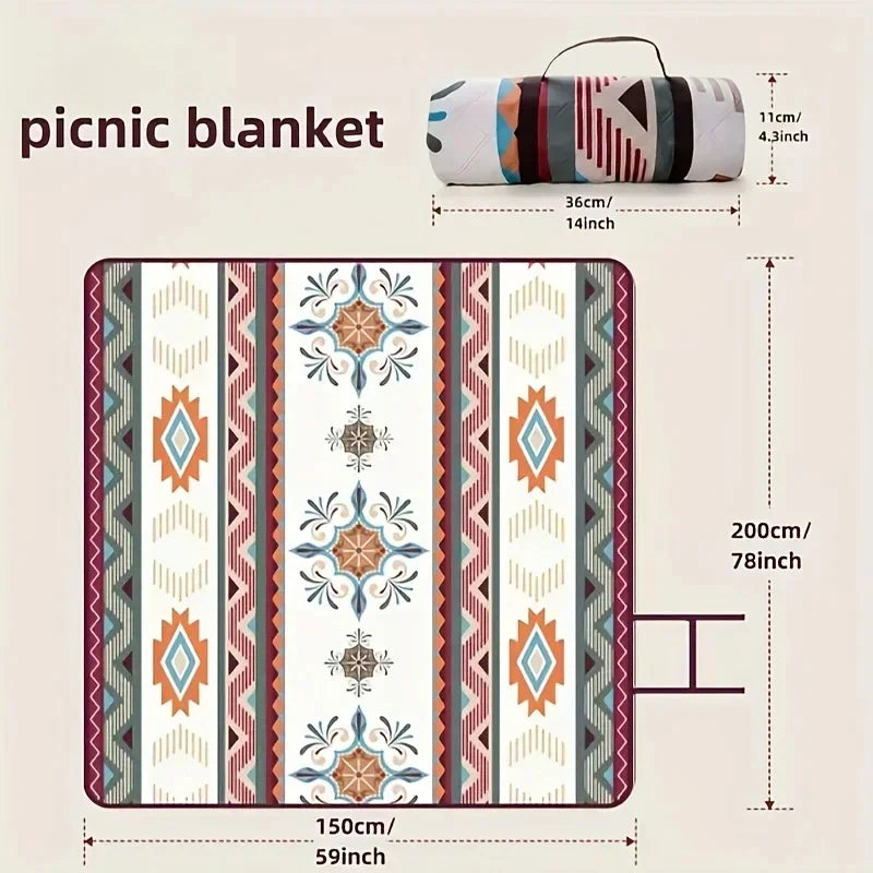 Waterproof Camping Picnic Blanket – Foldable Outdoor Beach Mat Outdoor Picnic Blanket Axl