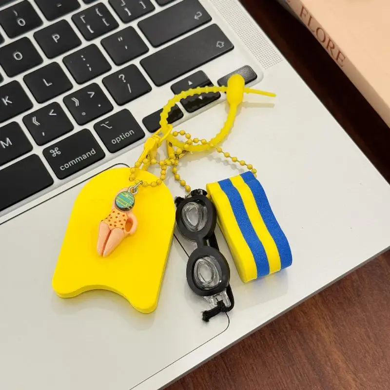 Floating EVA Keychain – Buoyant Water Sports Key Ring Floating Keychain Axl