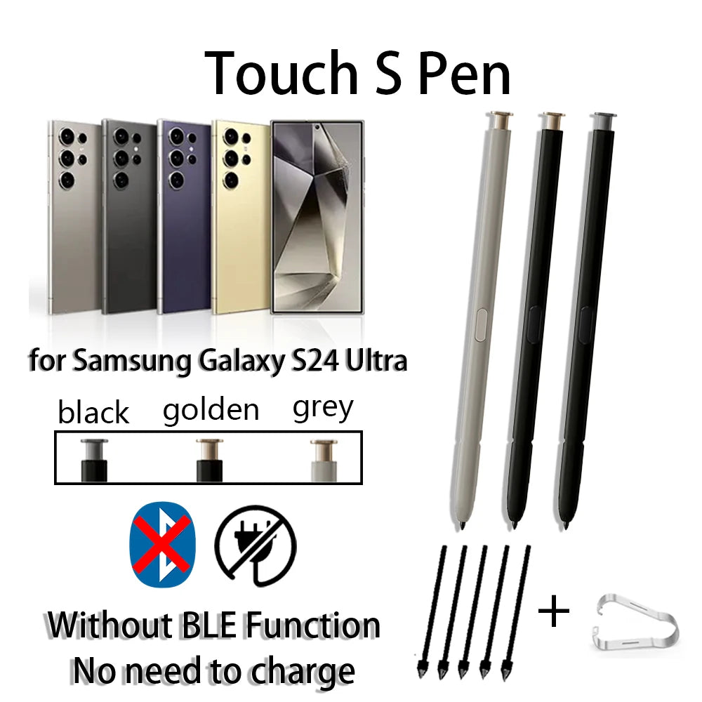 S Pen Stylus for Samsung Galaxy S24 Ultra + 5 Replacement Tips Phone Stylus Pen Axl