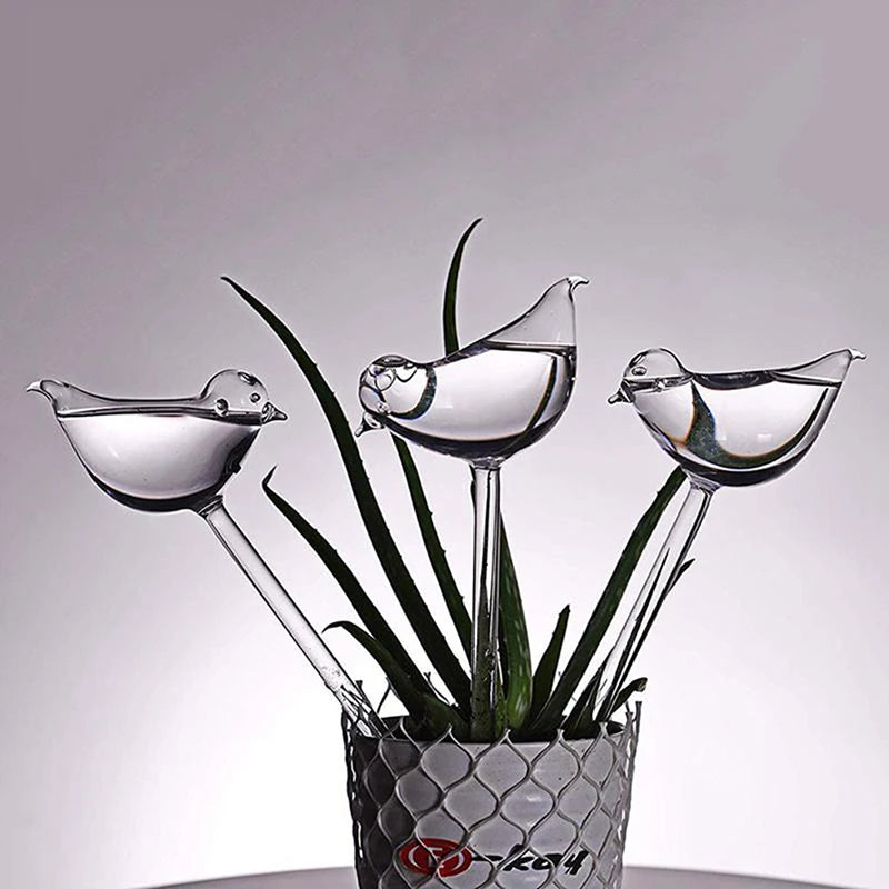 Bird Self Watering Globe – Plastic Plant Waterer Bulb Self Watering Globe Axl