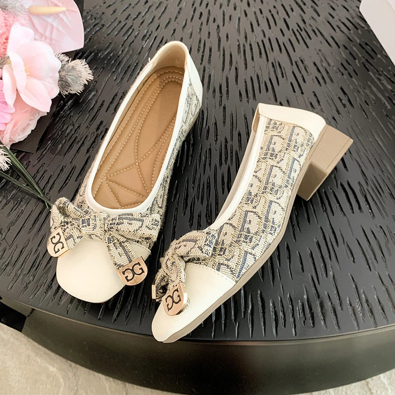 UXST Women's Mary Jane Flats – Butterfly-Knot Casual Pumps Mary Jane Flats Axl