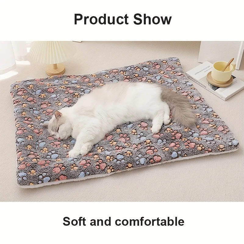 KEMORELA Pet Mat – Thick Cushioned Dog & Cat Bed, Non-Slip Pet Sleeping Mat Axl