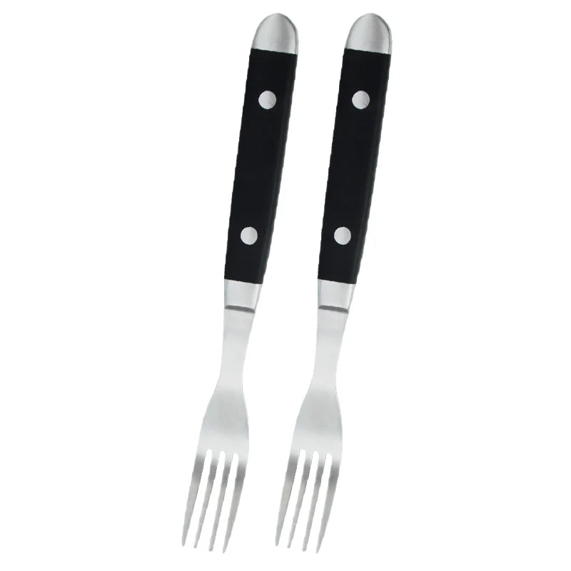 Steak Knife & Fork Set 4/6/8 Pc – German Steel Polished Handles Steak Knife Set Axl 2 Pc fork China Mainland