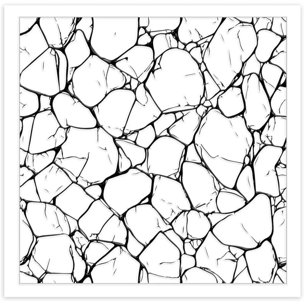 Terrazzo Polymer Clay Texture Sheet – Stone Pattern Stamp Mat Clay Texture Stamp Axl AECH04-19550