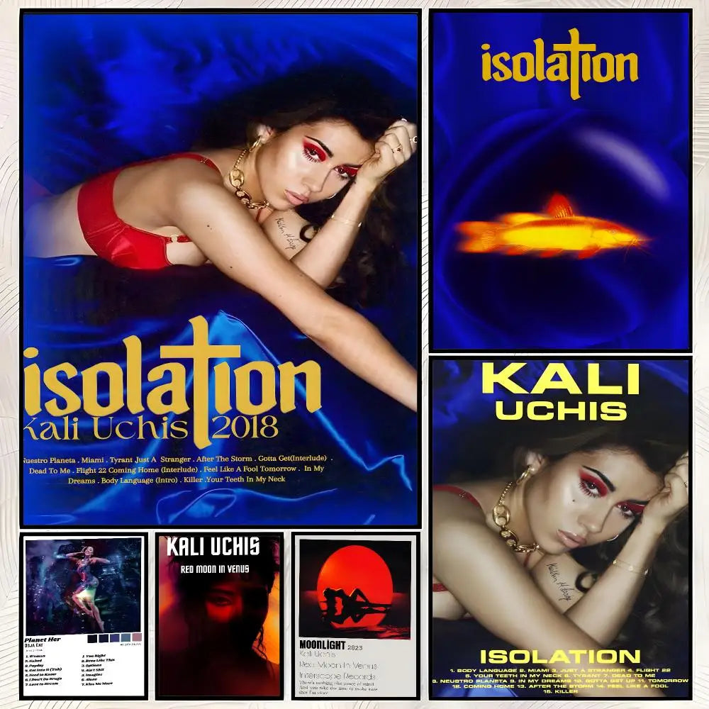 Kali Uchis HD Self-Stick Wall Art Poster – Waterproof Decor Wall Art Poster Axl