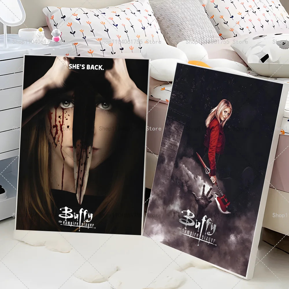 Buffy the Vampire Slayer Movie Poster Wall Sticker | Home Decor Wall Poster Sticker Axl