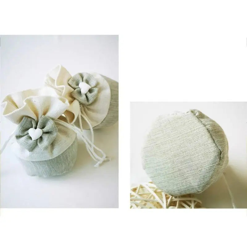 Drawstring Candy Gift Bags – Fabric Bundle Pocket Party Favors Drawstring Gift Bag Axl