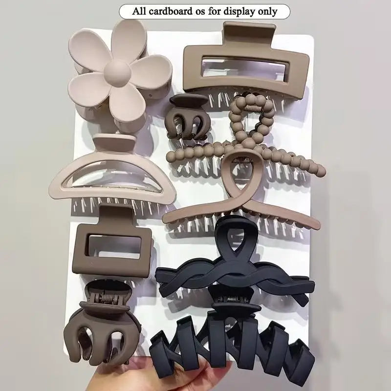 Set of 10 Hair Claw Clips – Daily, Party & Beach Styles Hair Claw Clips Axl