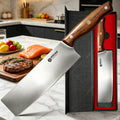 WXCOO Japanese Chef Knife Set – Santoku, Cleaver & Sushi Kitchen Knife Set Axl 1PCS Meat Cleaver