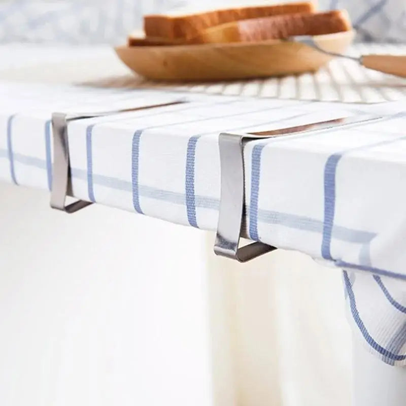 6-Piece Stainless Steel Tablecloth Clips | Adjustable Table Clamps Tablecloth Clips Axl