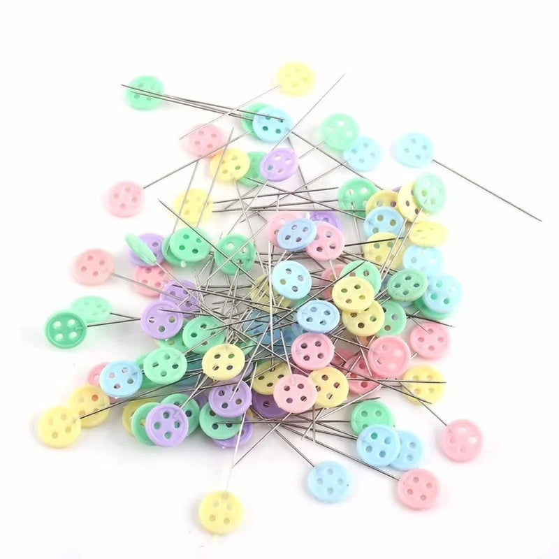 200 Pcs Flower Button Head Pins – Quilting & Sewing Tool Sewing Pins Axl