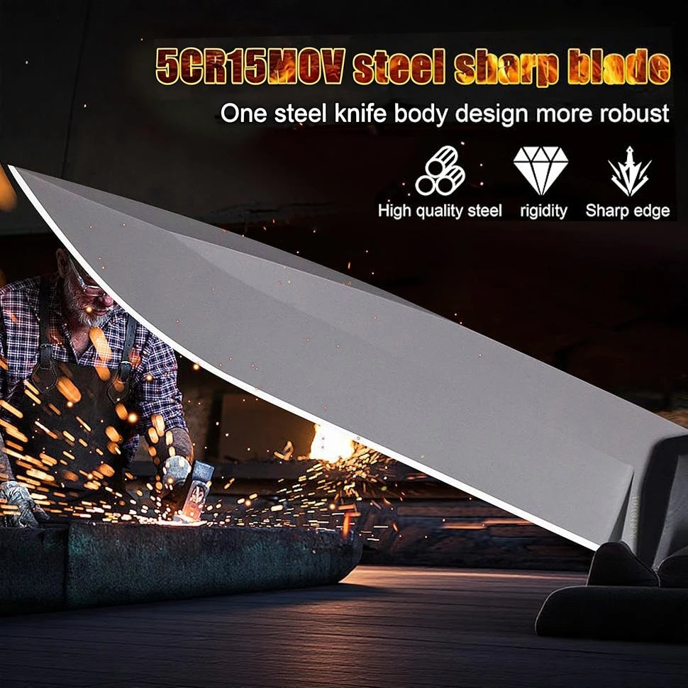 PLYS Stainless Steel Cleaver Knife – High-Hardness Meat Chopper Cleaver Knife Axl