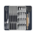 Expandable Silverware Drawer Organizer with Knife Holder Cutlery Drawer Organizer Axl A