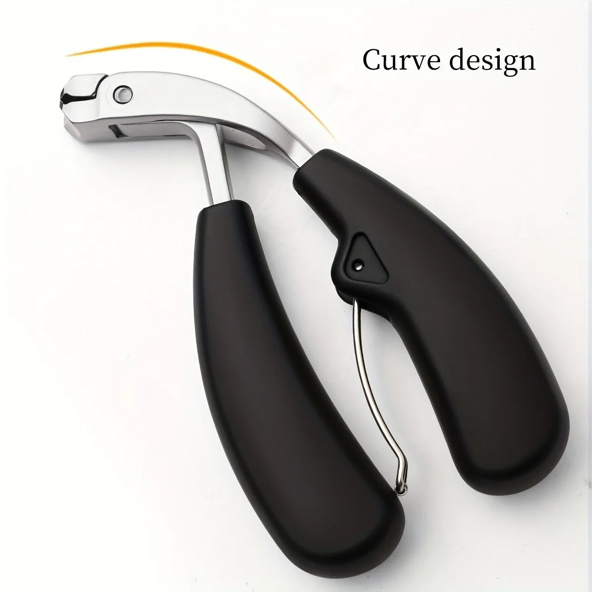 PLYS Curved Nail Clippers – Wide Opening Thick Nail Trimmer Nail Clippers Axl